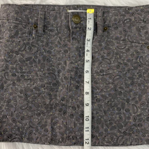 BCBGeneration juniors size 23 gray skirt fruit polka dot - Picture 9 of 10